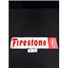 Image 1 : 16" Wide Vintage Style Reproduction Firestone Tin Sign