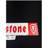 Image 2 : 16" Wide Vintage Style Reproduction Firestone Tin Sign
