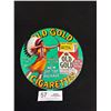Image 1 : 8" Diameter Old Gold Cigarettes Vintage Style Reproduction Tin Sign