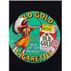 Image 2 : 8" Diameter Old Gold Cigarettes Vintage Style Reproduction Tin Sign