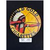 Image 1 : 8" Diameter Old Gold Cigarettes Vintage Style Reproduction Tin Sign