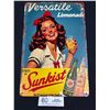 Image 1 : 8x12" Vintage Style Sunkist Reproduction Tin Sign