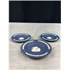 Image 6 : Vintage Wedgewood Blue Jasperware Lot Dome Trinket Jar etc