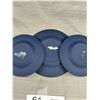 Image 7 : Vintage Wedgewood Blue Jasperware Lot Dome Trinket Jar etc