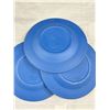 Image 6 : Antiwque Wedgewood Royal Blue Jasperware Queen Elizabeth Trinket Box and Small Plates
