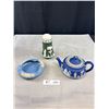 Image 1 : Vintage Wedgewood Japserware Lot Teapot, Etc