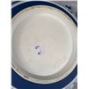 Image 4 : Antique Wedgewood Jasperware Dark Blue Teapot, Cream and Sugar