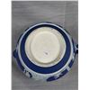 Image 9 : Antique Wedgewood Jasperware Dark Blue Teapot, Cream and Sugar