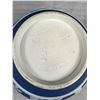 Image 7 : Vintage Wedgewood Jasperware Blue Teapot with Lidded Sugar and Creamer