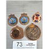 Image 2 : Assorted Vintage Highland Games Medallions Enamel