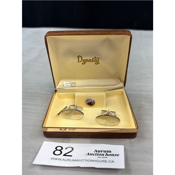 Never Worn Sterling Silver .925 Cufflinks Set