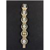 Image 5 : Vintage Silver + Moonstone Bracelet, Beauty!