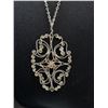 Image 3 : Antique Silver + Coral Necklace Lovely!