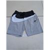 Image 1 : Nike Big Swoosh Shorts Heather Grey, White, Black Size M