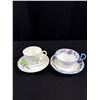 Image 3 : Lot of 6 Vintage Bone China Teacups + Saucers, No Chips or Cracks, Aynsley, Royal Doulton, etc