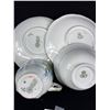 Image 4 : Lot of 6 Vintage Bone China Teacups + Saucers, No Chips or Cracks, Aynsley, Royal Doulton, etc