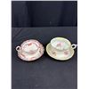 Image 10 : Lot of 6 Vintage Bone China Teacups + Saucers, No Chips or Cracks, All Aynsley