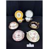 Image 1 : Lot of 6 Vintage Bone China Teacups + Saucers, No Chips or Cracks, All Aynsley