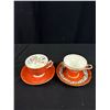 Image 6 : Lot of 6 Vintage Bone China Teacups + Saucers, No Chips or Cracks, 5 Aynsley + 1 Paragon