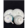 Image 4 : Lot of 6 Vintage Bone China Teacups + Saucers, No Chips or Cracks, Aynsley, Paragon, etc