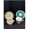 Image 5 : Lot of 6 Vintage Bone China Teacups + Saucers, No Chips or Cracks, Aynsley, Paragon, etc