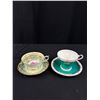 Image 6 : Lot of 6 Vintage Bone China Teacups + Saucers, No Chips or Cracks, Aynsley, Paragon, etc