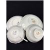 Image 4 : Lot of 6 Vintage Bone China Teacups + Saucers, No Chips or Cracks, Aynsley, Paragon, etc