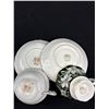 Image 7 : Lot of 6 Vintage Bone China Teacups + Saucers, No Chips or Cracks, Anysley, Royal Albert, etc