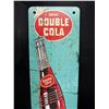 Image 2 : 4" x 16" Double Cola Vintage Style Reproduction Sign