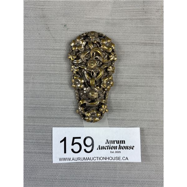Antique Victorian OpenWork High Relief Dress Clip