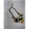 Image 3 : Vintage Designer Signed Betsy Johsnon Charm Necklace Show Stopper
