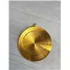 Image 3 : Vintage Solid Blue Enamel Egyptian Gold Pendant Quality! Heavy!