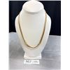 Image 1 : Vintage Solid Quality Snack Link Gold Necklace