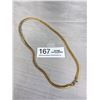 Image 3 : Vintage Solid Quality Snack Link Gold Necklace