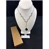 Image 1 : Vintage Emerald Crystal Necklace Stunning