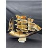 Image 4 : Vintage Antique Genuine Horn Pirates Ship