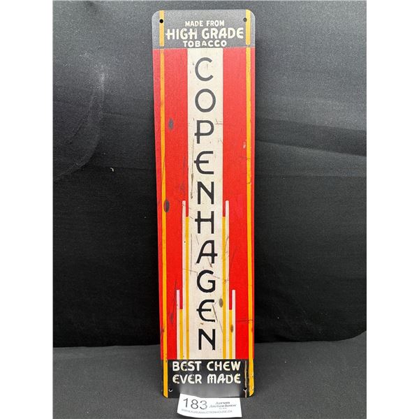 4" x 16" Copenhagen Tobacco Vintage Style Reproduction Tin Sign