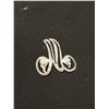 Image 3 : Antique (19th Century) Sterling Silver (Tested) Letter "M" 1.5" x 1.5"