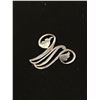 Image 2 : Antique (19th Century) Sterling Silver (Tested) Letter "M" 1.5" x 1.5"