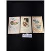 Image 1 : 3 Early 1900s Greetings Postcards
