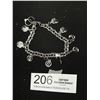 Image 1 : Sterling Silver Charm Bracelet