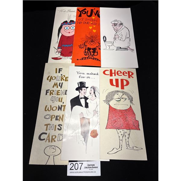 Lot of Funny 1950s Greeting Cards (Hallmark etc)