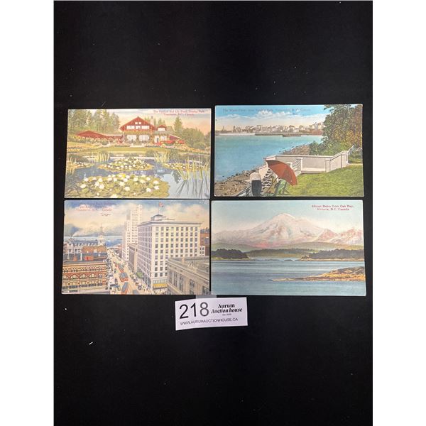 4 Early Vancouver Postcards