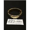 Image 1 : Vintage Engraved Gold Tone Bangle/Bracelet