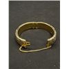 Image 3 : Vintage Engraved Gold Tone Bangle/Bracelet