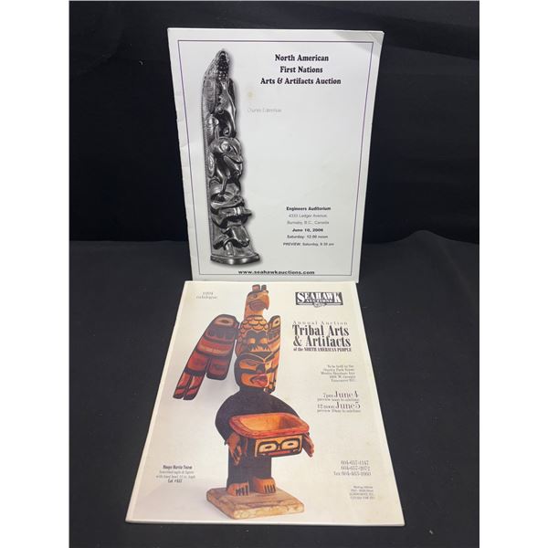 4 Old "Seahawk" Auction Catalouges on 1st Nations + Tribal Art Great Reference