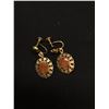 Image 2 : 2 Pairs of Antique Goldstone Earrings