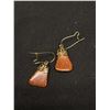 Image 3 : 2 Pairs of Antique Goldstone Earrings