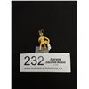 Image 1 : Very Interesting Gold Tone + Enamel Dancing Figure Pendant