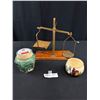 Image 1 : Antique Scale And Chinese Bowl Etc
